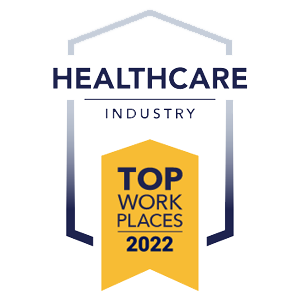 Healthcare Industry Top Work Places 2022 Logo
