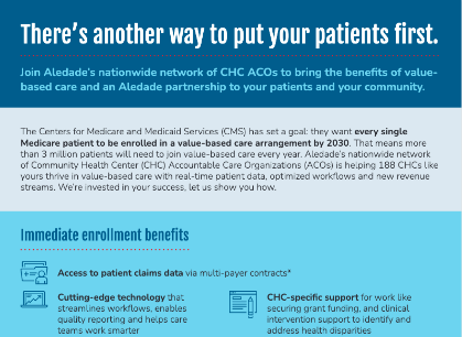 Infographic: Benefits of Joining an ACO as a CHC