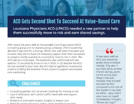ACO Gets Second Shot To Succeed At Value-Based Care